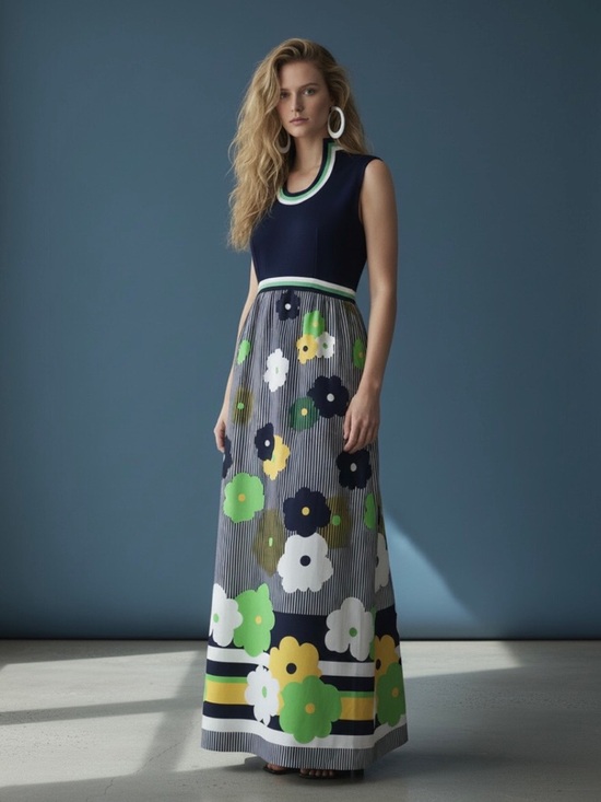 Leslie Fay Dresses & Skirts - Stunning Vintage Leslie Fay Navy Knit Dress
